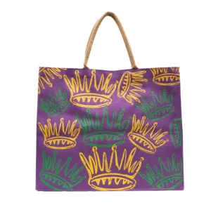 La Couronne Carryall Tote - Mardi Gras