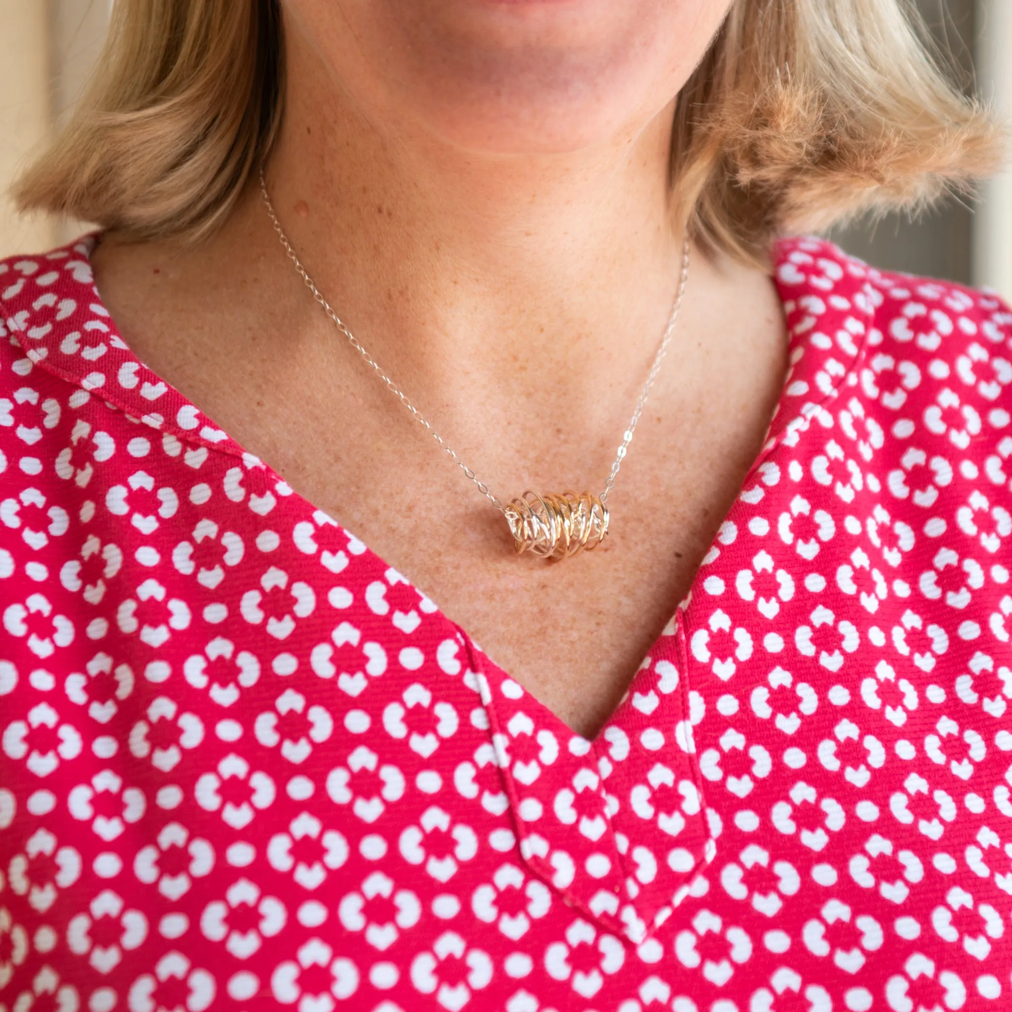 Large Twister Necklace