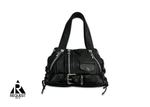 Leather JJ Dean Moto Shoulder Bag