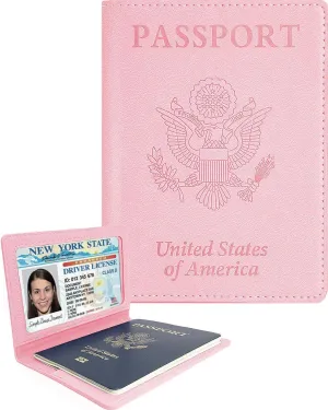Leather Pink Passport Wallet International Travel Must Haves