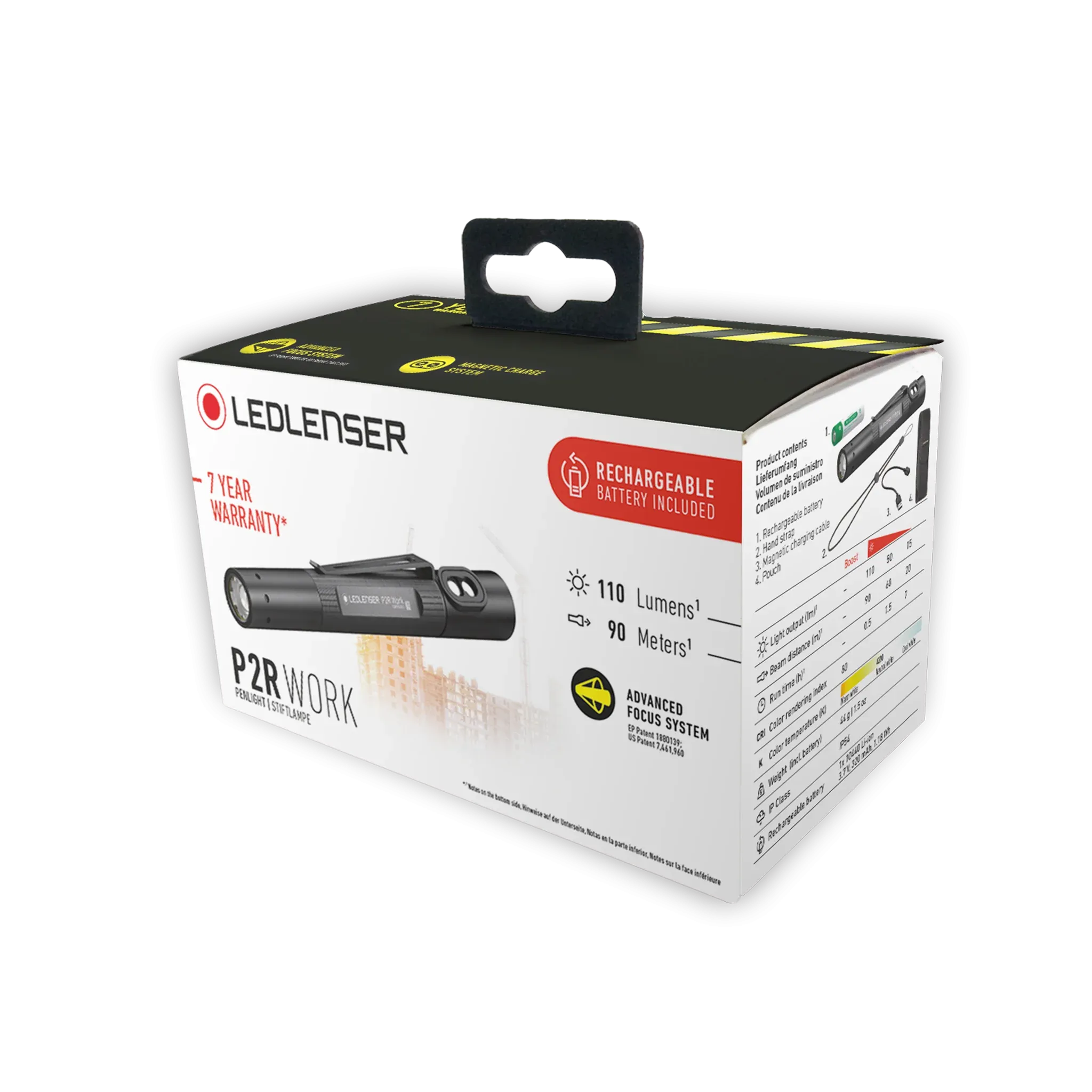 Ledlenser P2R Work Compact Rechargeable Light