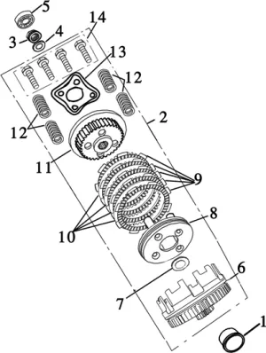 Legend 125 E13 Clutch