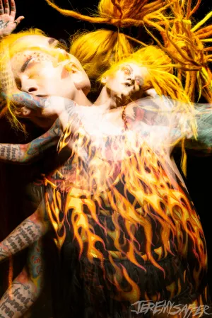 Lena Scissorhands - Of Shadow and Flame 2 - signed limited edition 8x12 metallic print