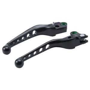 Lever Set Drilled Sportster 96-03 / Big Twin 96-06 - Black