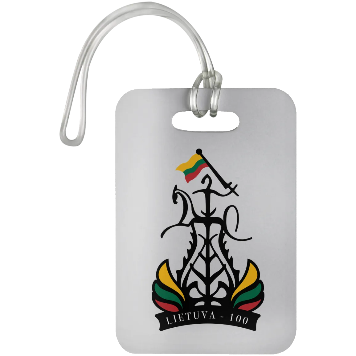Lietuva 100 Restored - Luggage Bag Tag