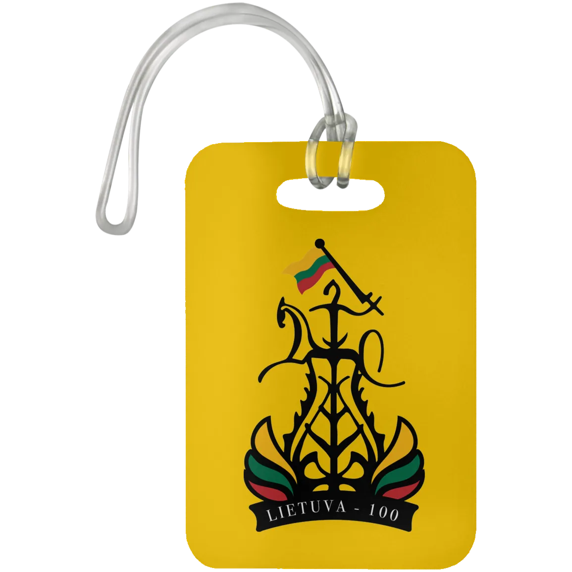 Lietuva 100 Restored - Luggage Bag Tag