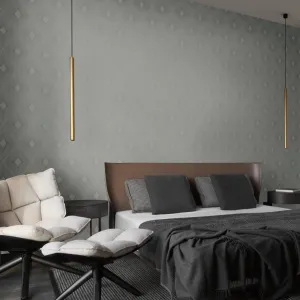Light Grey & Silver Harlowe Wallpaper (57 SqFt)