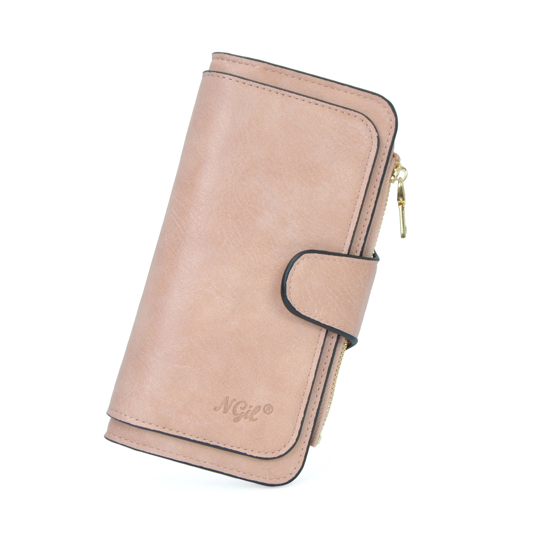 Light Pink NGIL Trifold Wallet