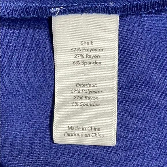 Likely Elegant Blue Off-Shoulder Dress Size 8