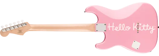 Limited Edition Hello Kitty® Stratocaster® with Gig Bag, Maple Fingerboard, Pink