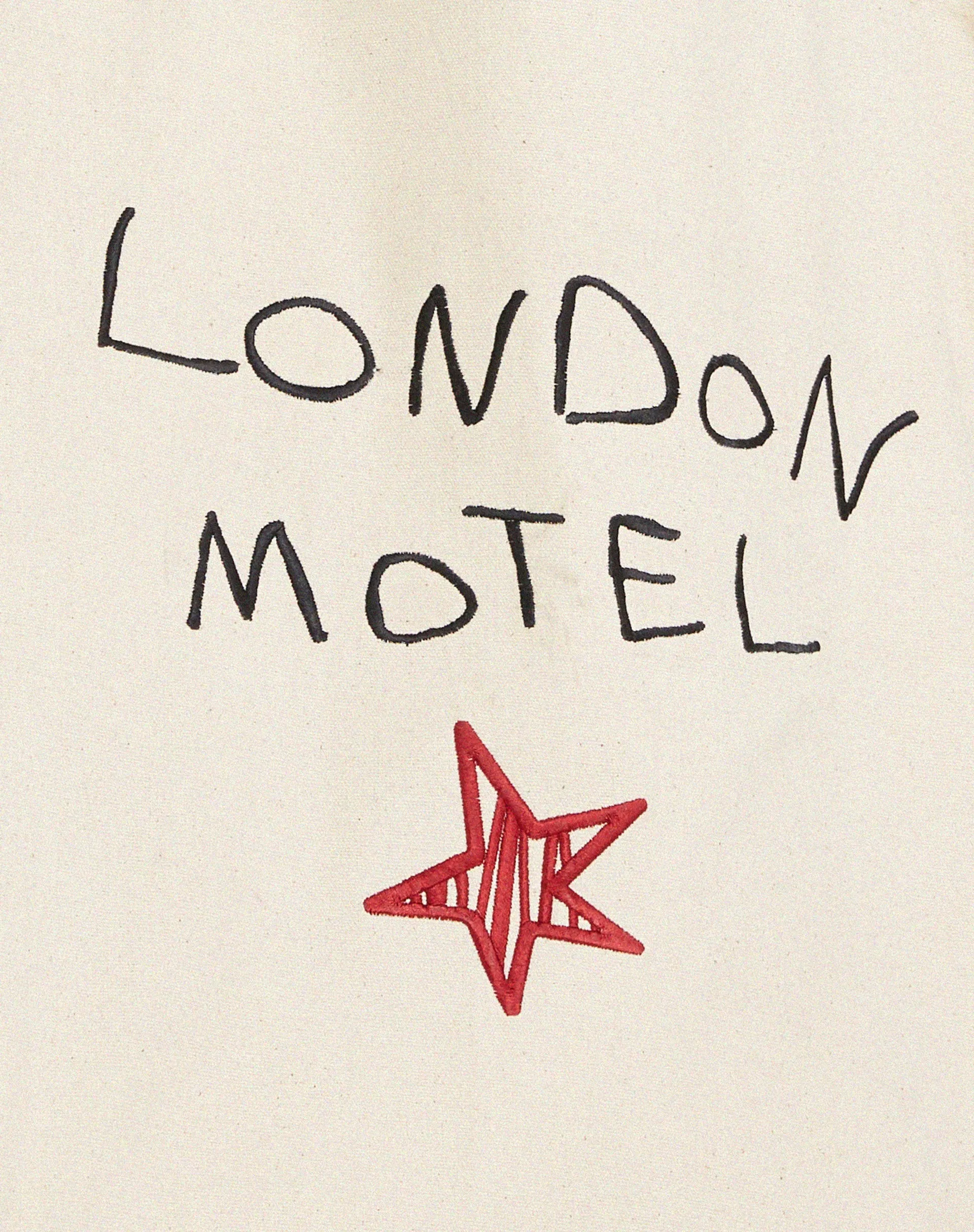 London Tote Bag in Ecru London Motel Embro
