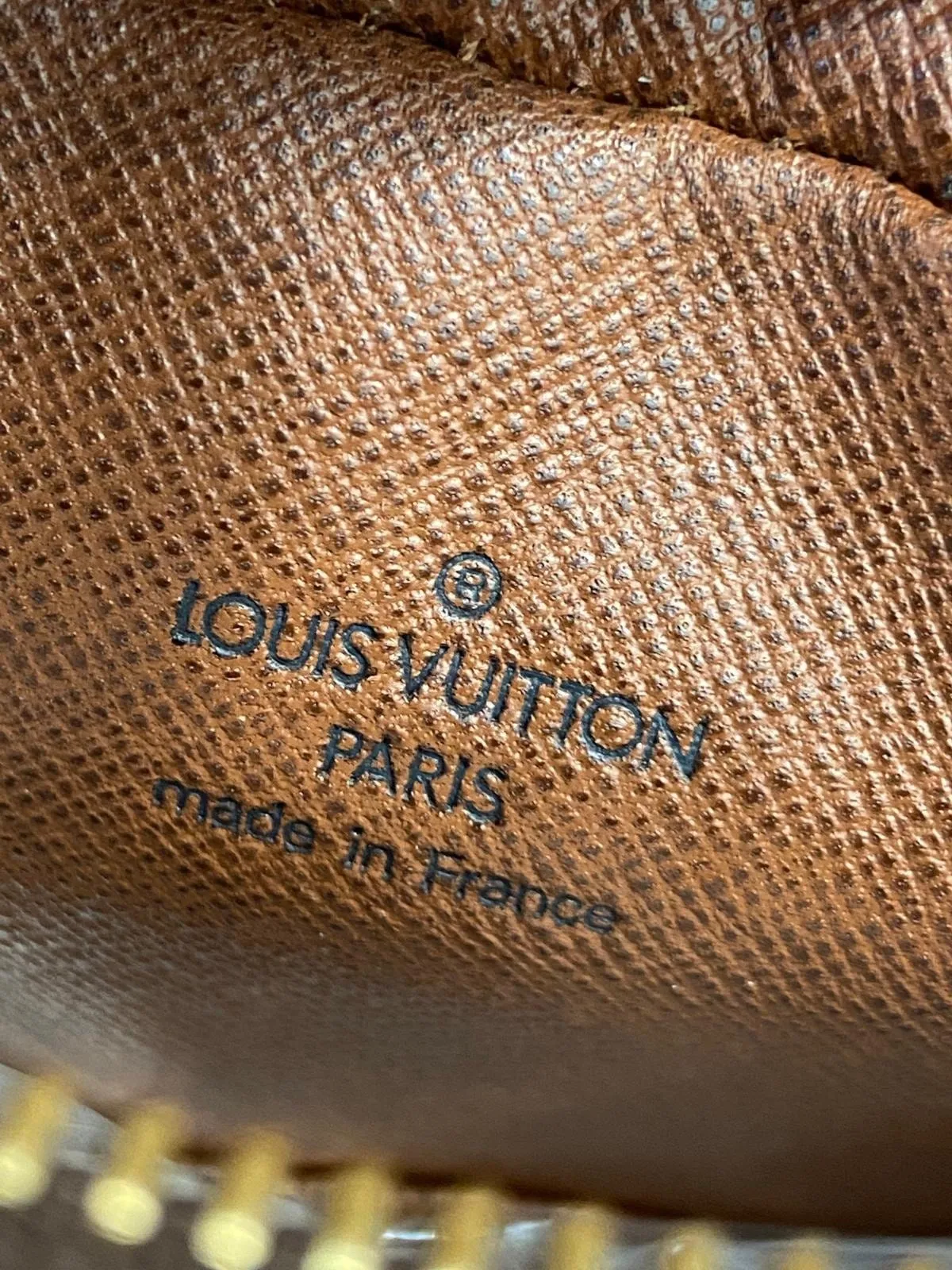 LOUIS VUITTON Amazone Monogram Canvas Shoulder Bag Brown