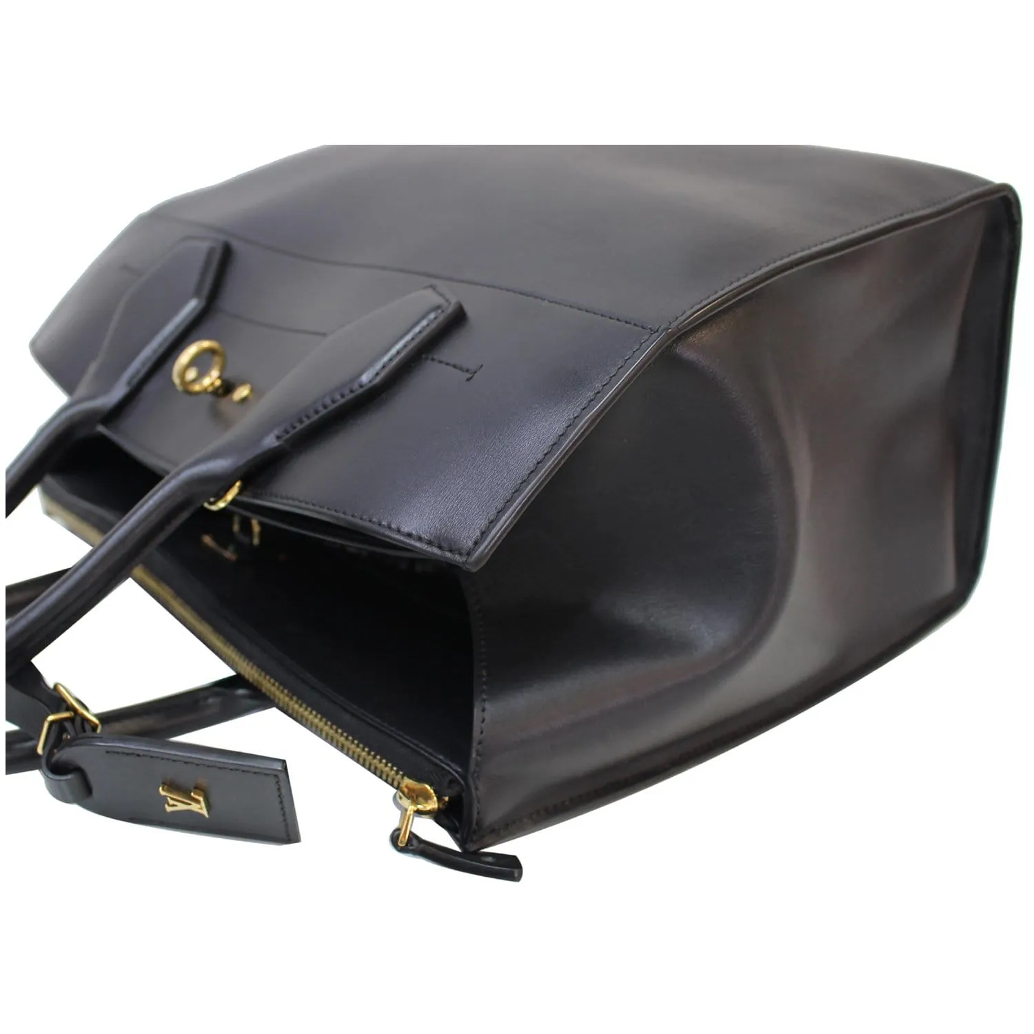 LOUIS VUITTON City Steamer GM Noir Black Leather Shoulder Bag - 15% OFF