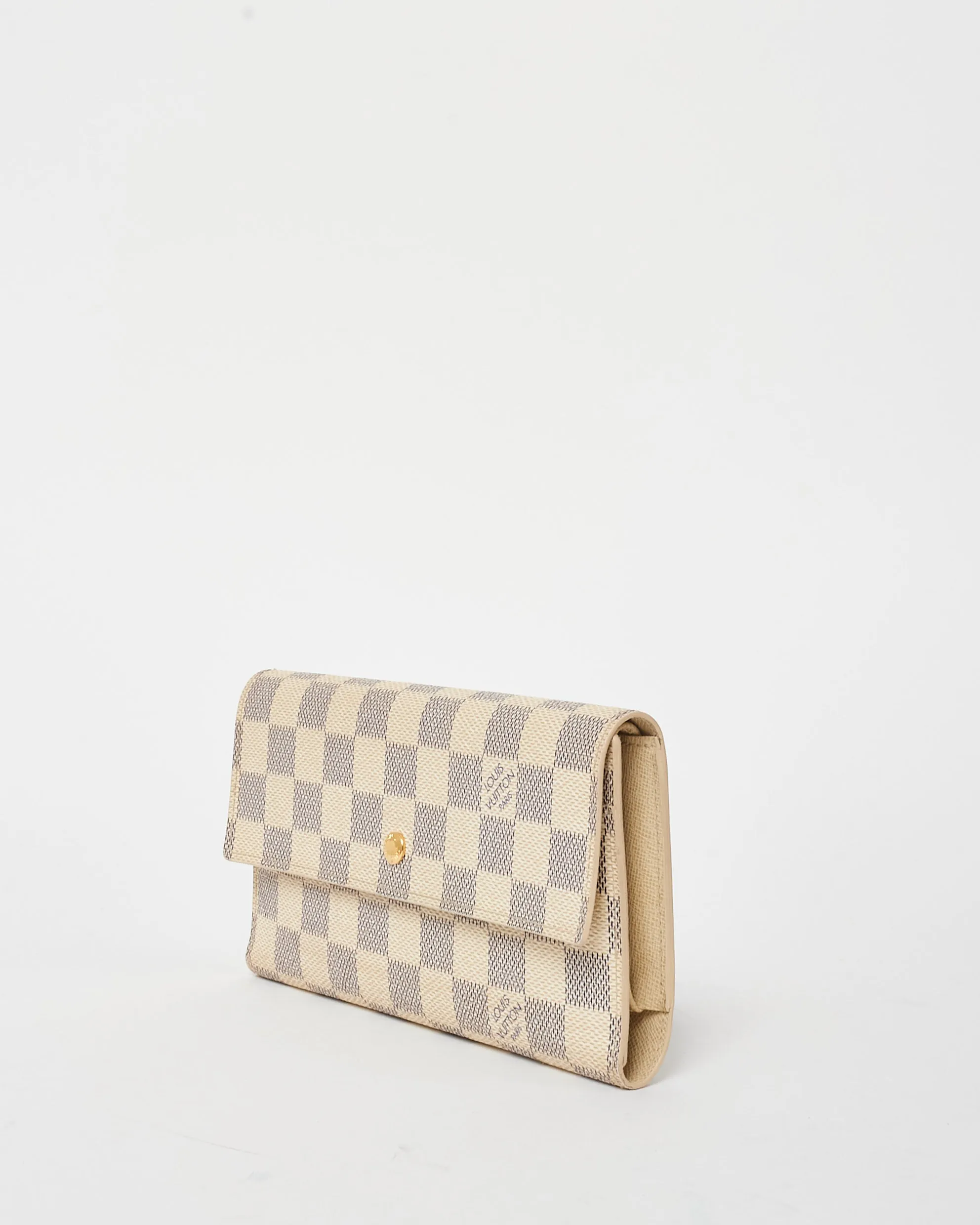 Louis Vuitton Damier Azur Coated Canvas Bifold Flap Wallet