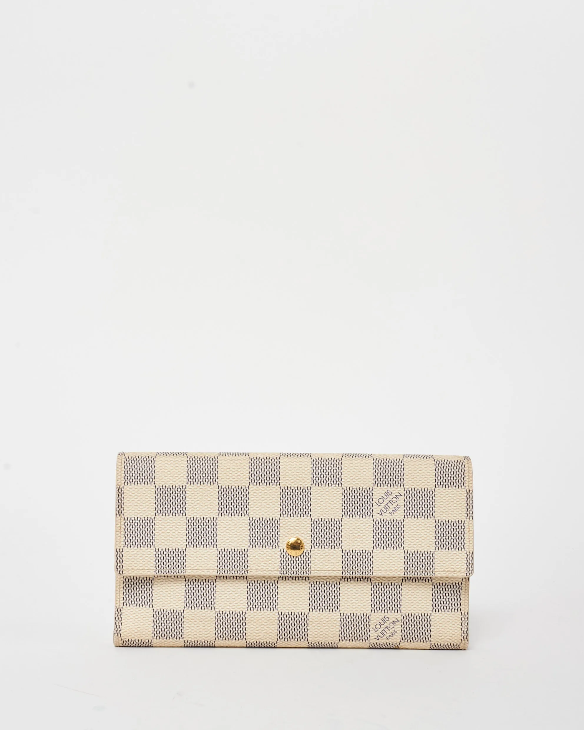 Louis Vuitton Damier Azur Coated Canvas Bifold Flap Wallet
