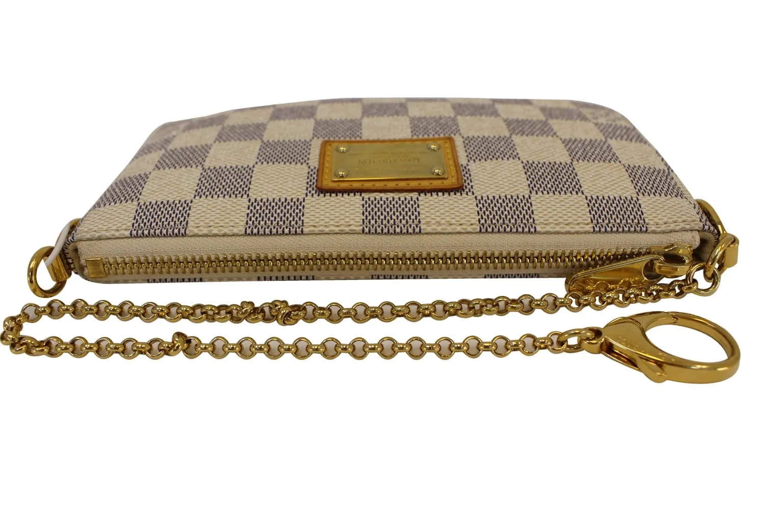 LOUIS VUITTON Damier Azur Pochette Milla MM Clutch Pouch