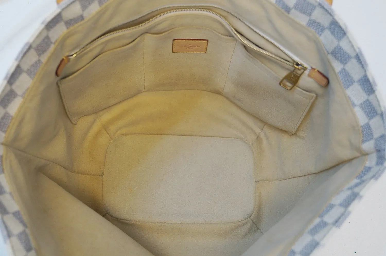 LOUIS VUITTON Damier Azur Salina PM Shoulder Bag