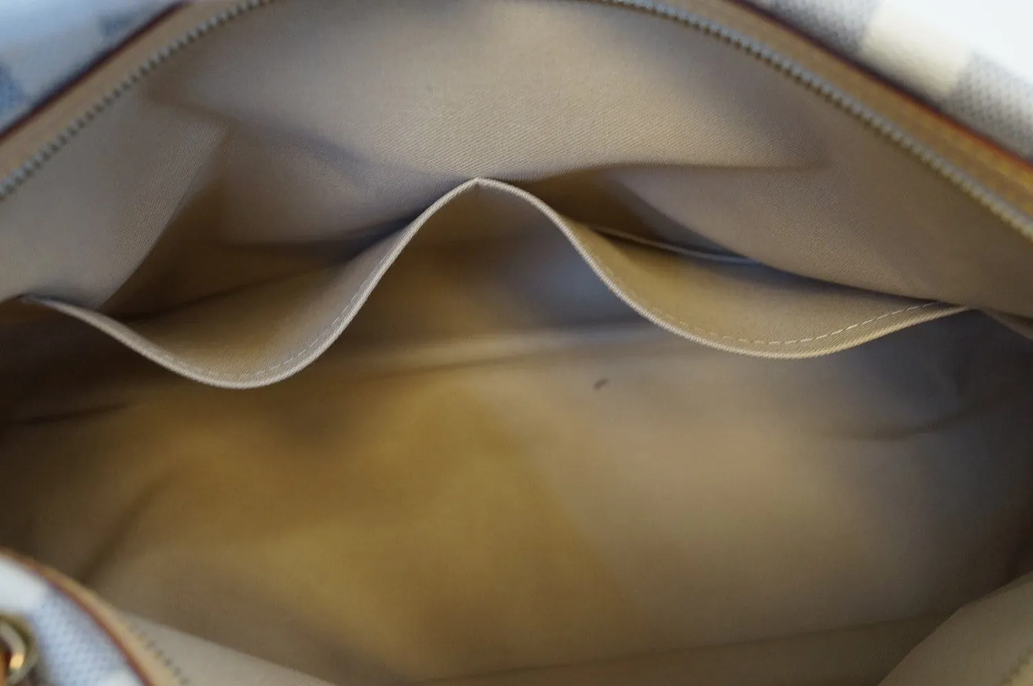 LOUIS VUITTON Damier Azur Stresa GM Tote Shoulder Bag