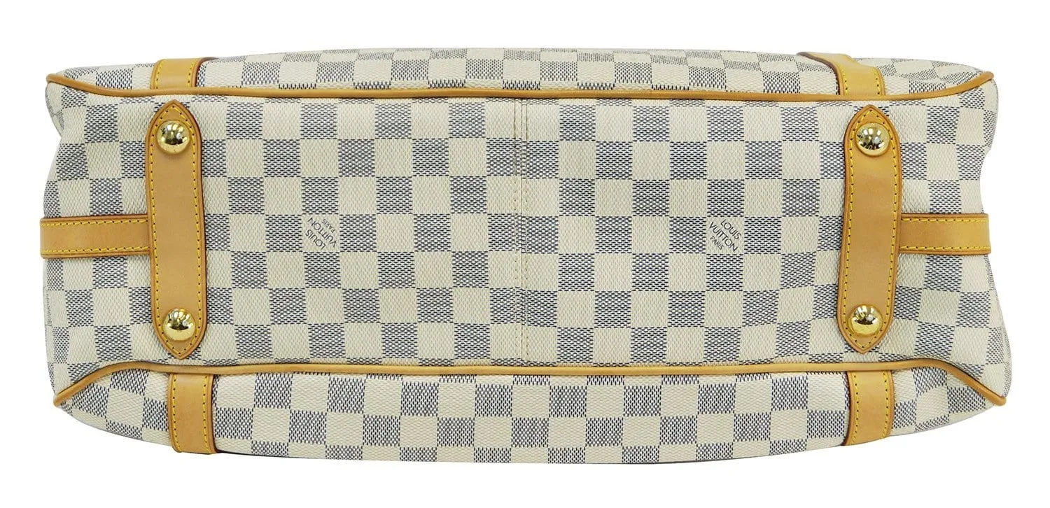 LOUIS VUITTON Damier Azur Stresa GM Tote Shoulder Bag