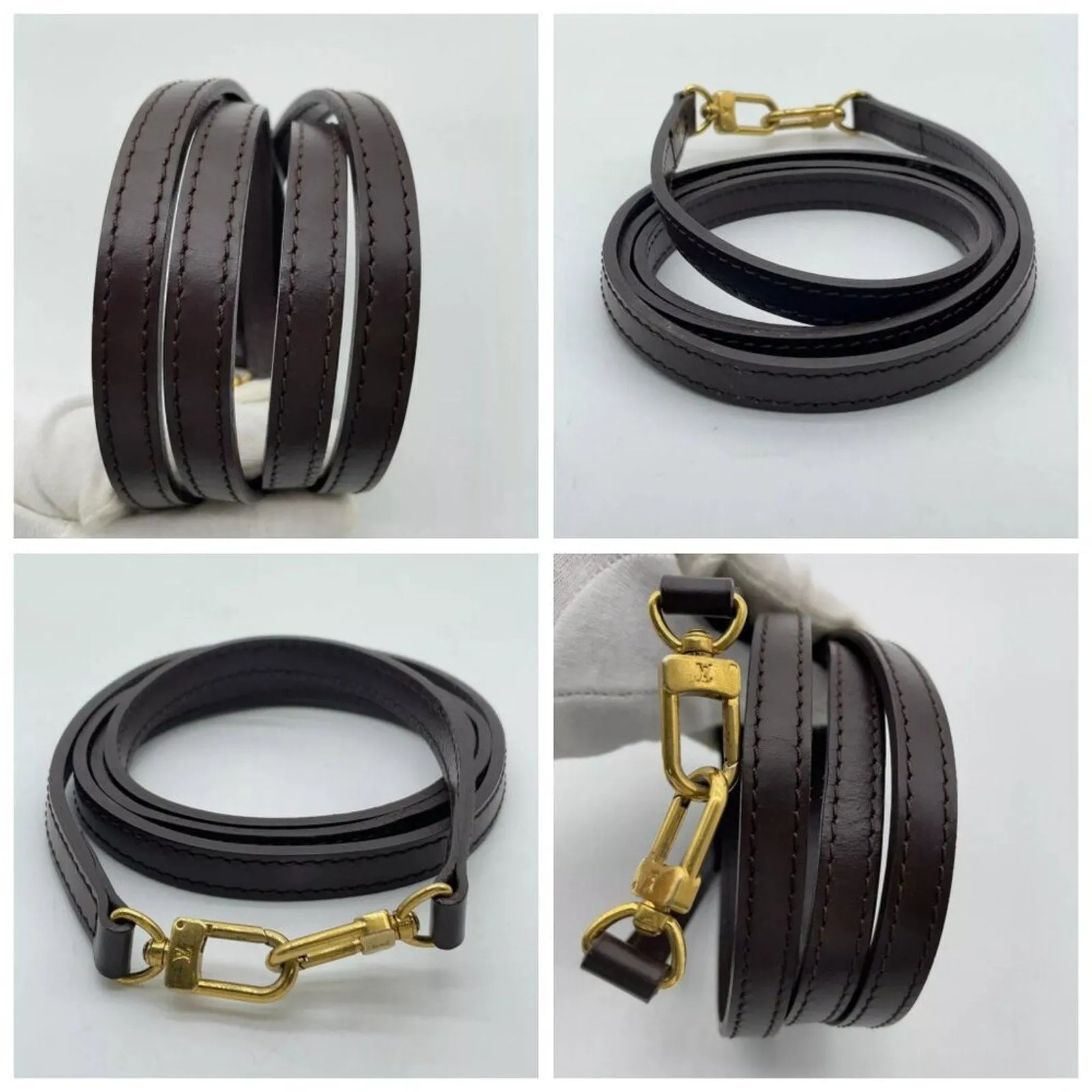 Louis Vuitton Damier Ebene Eva Shoulder Bag W/box