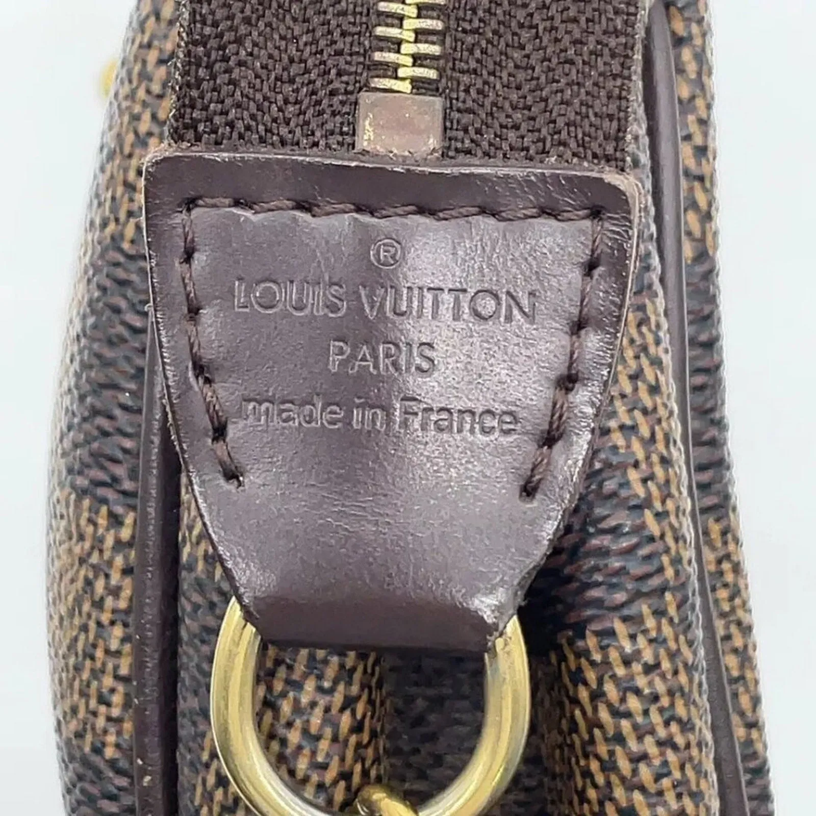 Louis Vuitton Damier Ebene Eva Shoulder Bag W/box