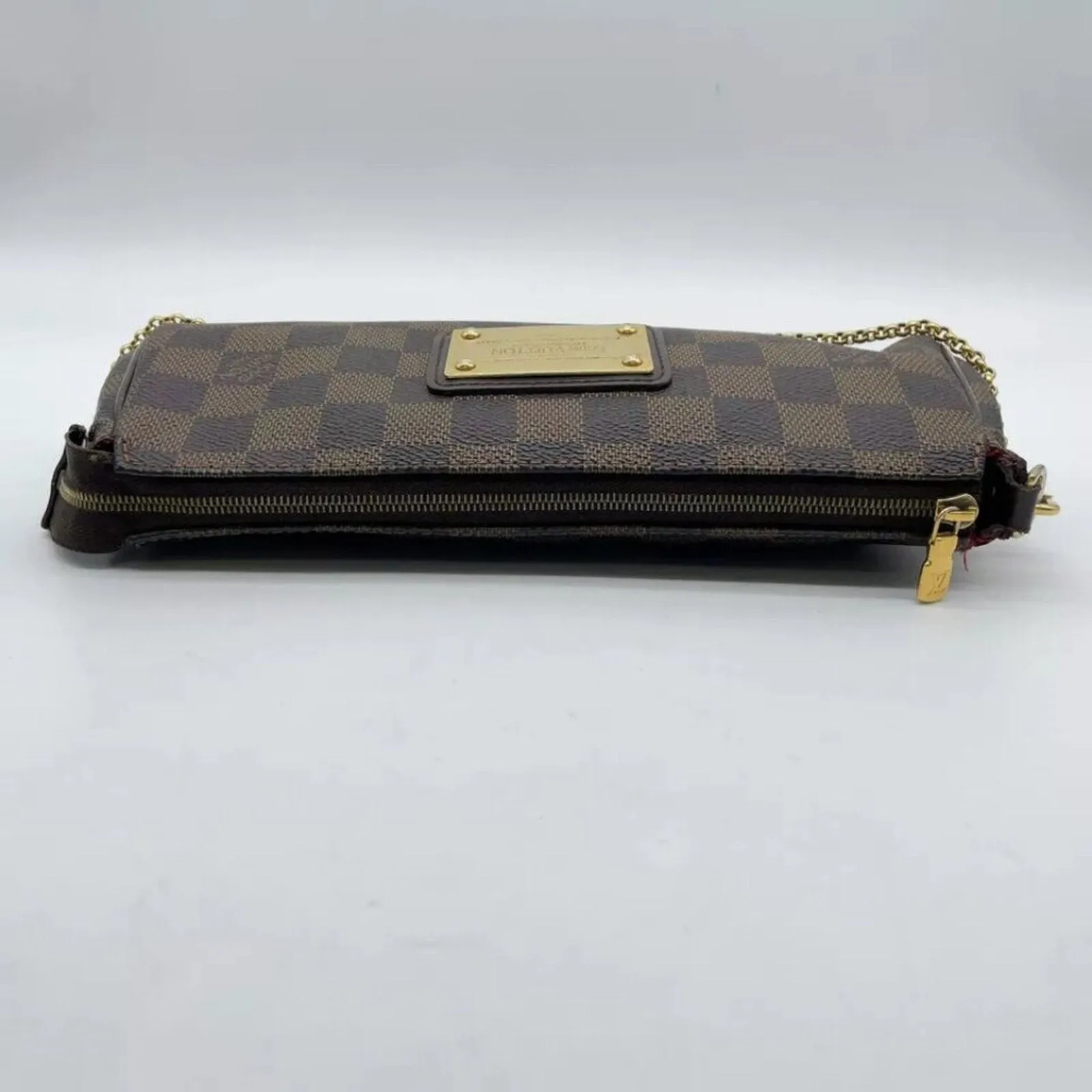 Louis Vuitton Damier Ebene Eva Shoulder Bag W/box