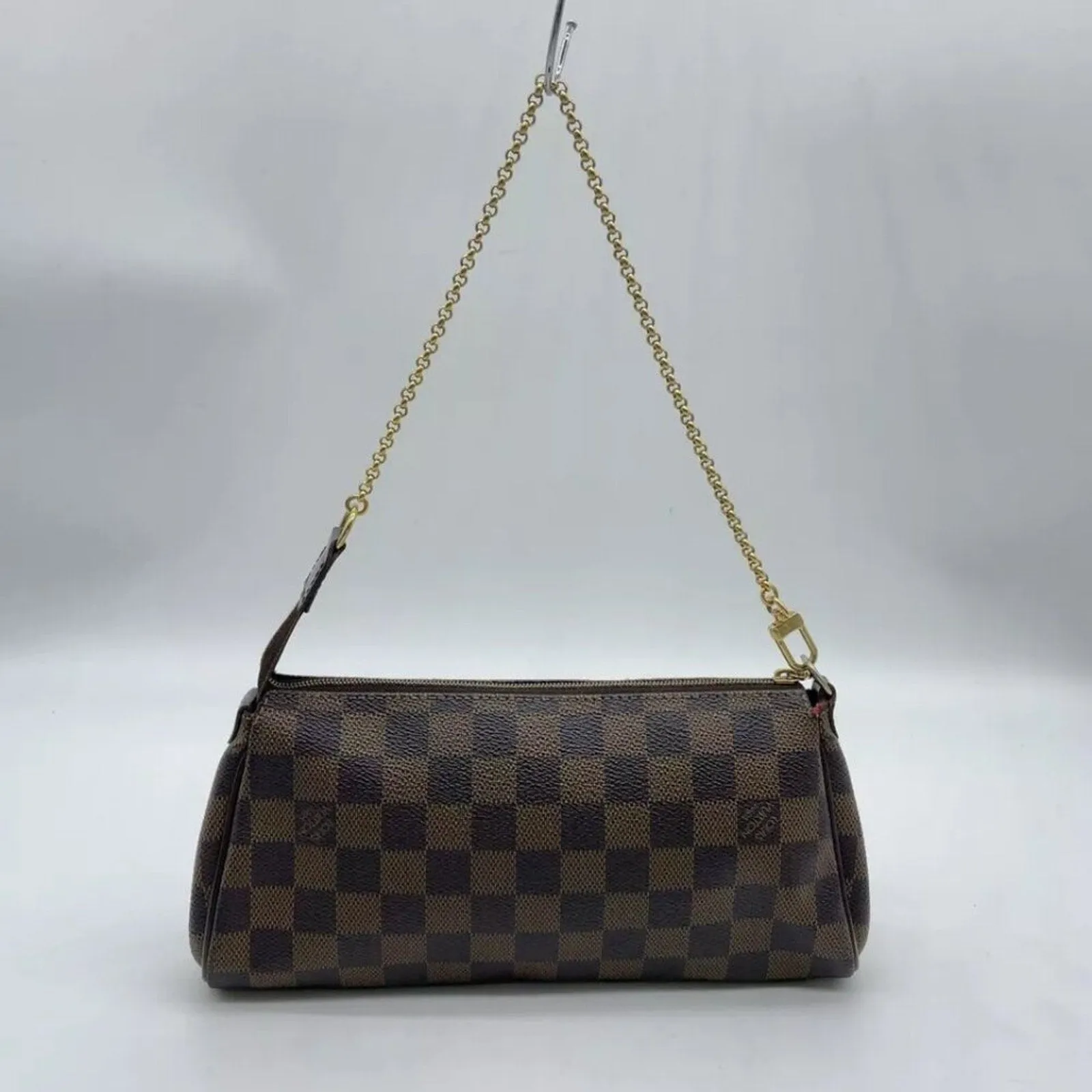 Louis Vuitton Damier Ebene Eva Shoulder Bag W/box