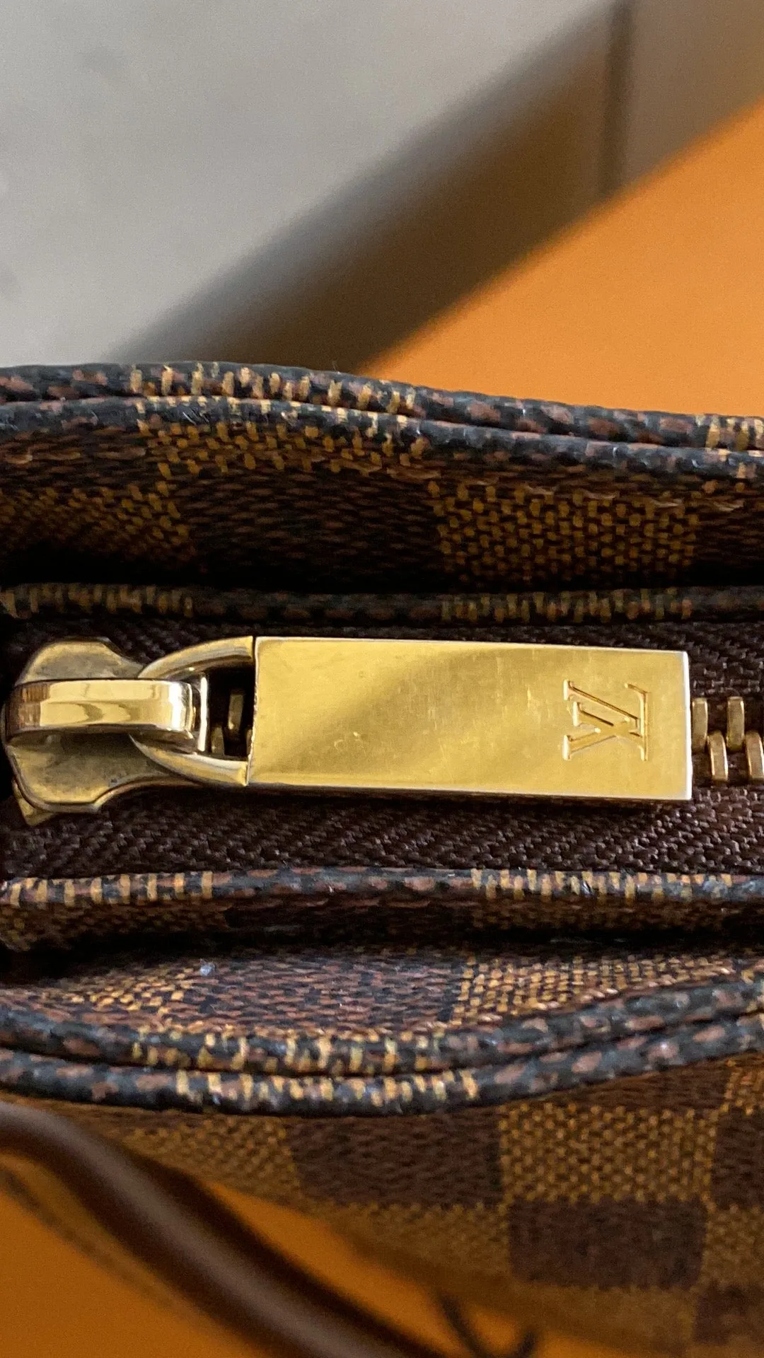 Louis Vuitton Damier Ebene Looping GM Shoulder Bag