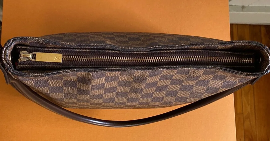 Louis Vuitton Damier Ebene Looping GM Shoulder Bag