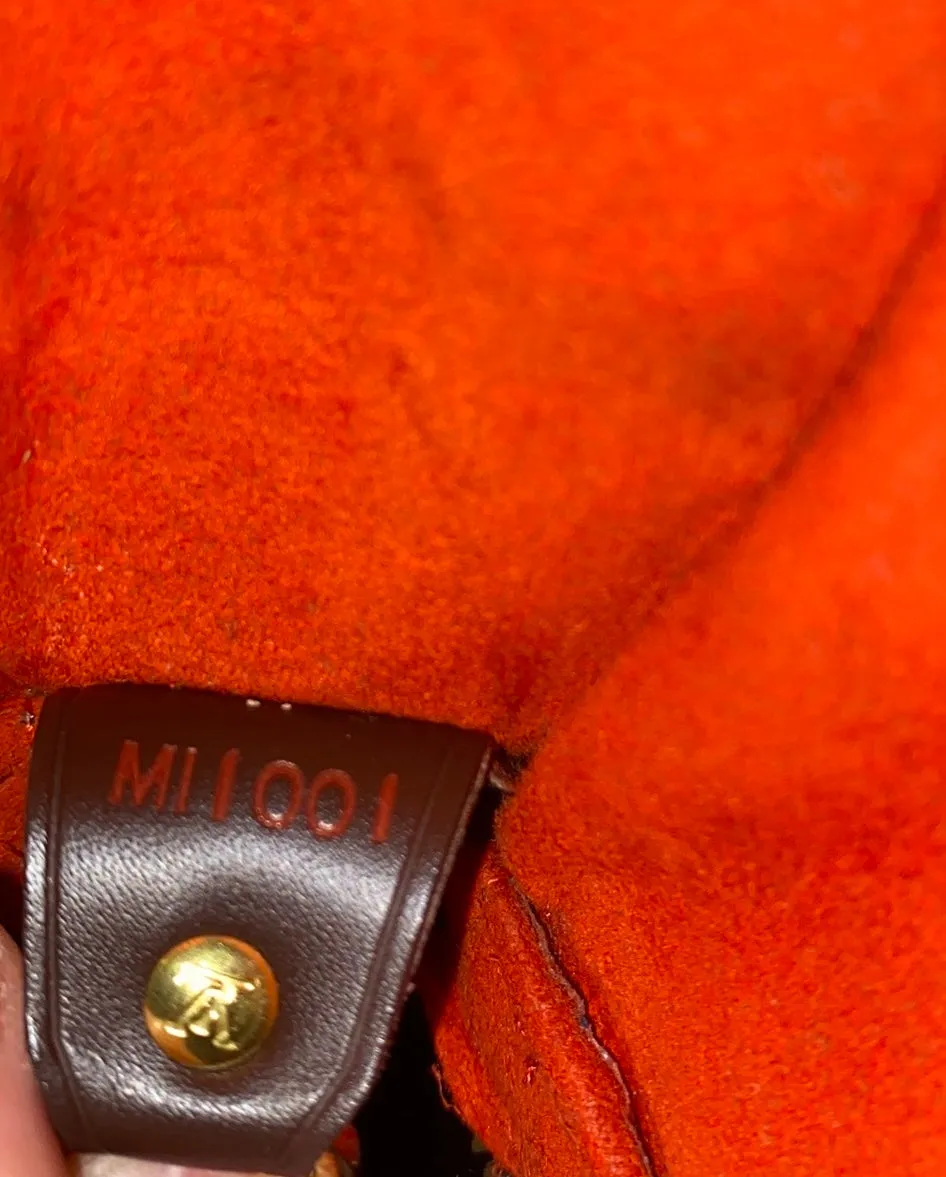 Louis Vuitton Damier Ebene Looping GM Shoulder Bag