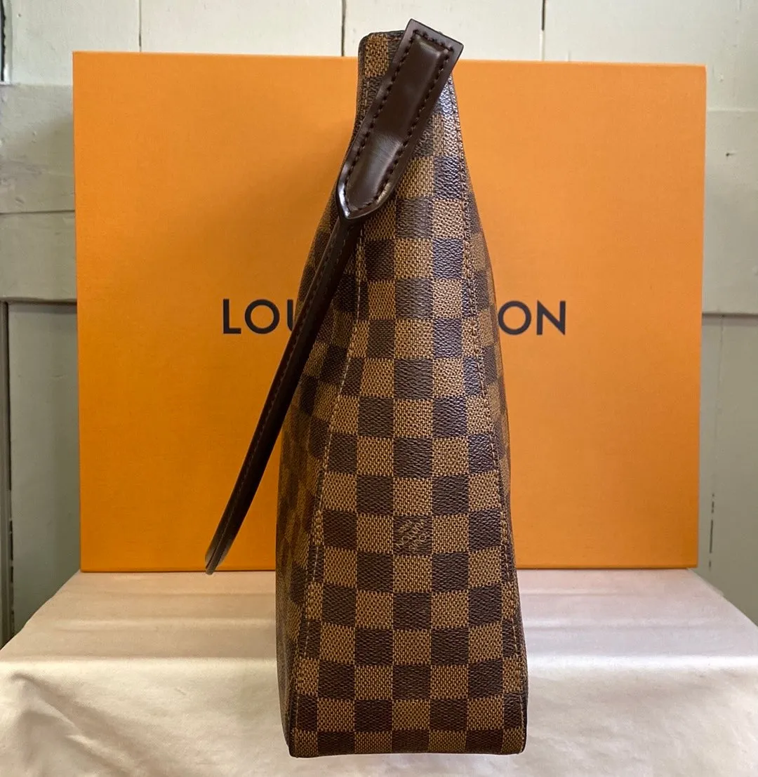 Louis Vuitton Damier Ebene Looping GM Shoulder Bag