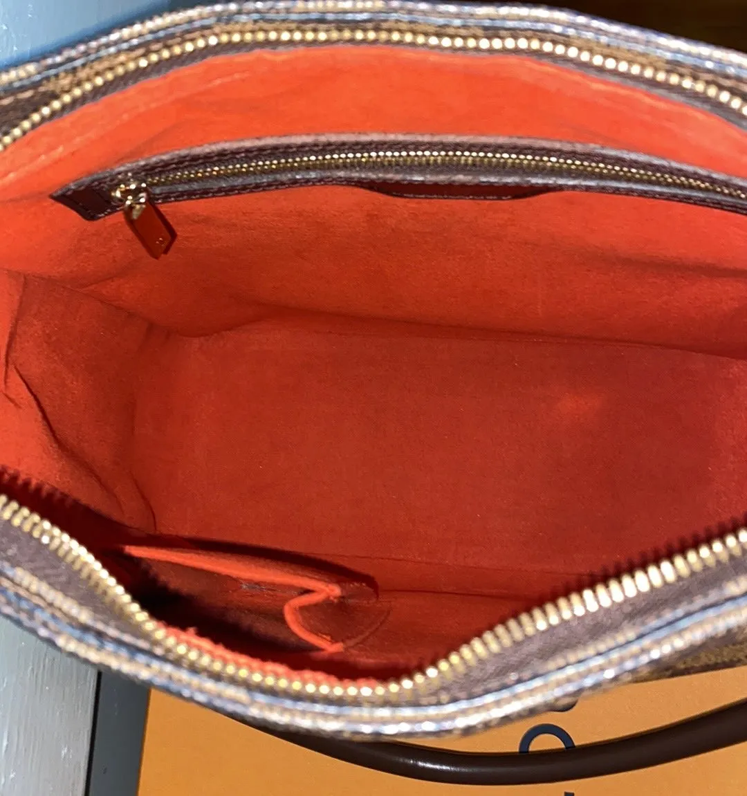 Louis Vuitton Damier Ebene Looping GM Shoulder Bag