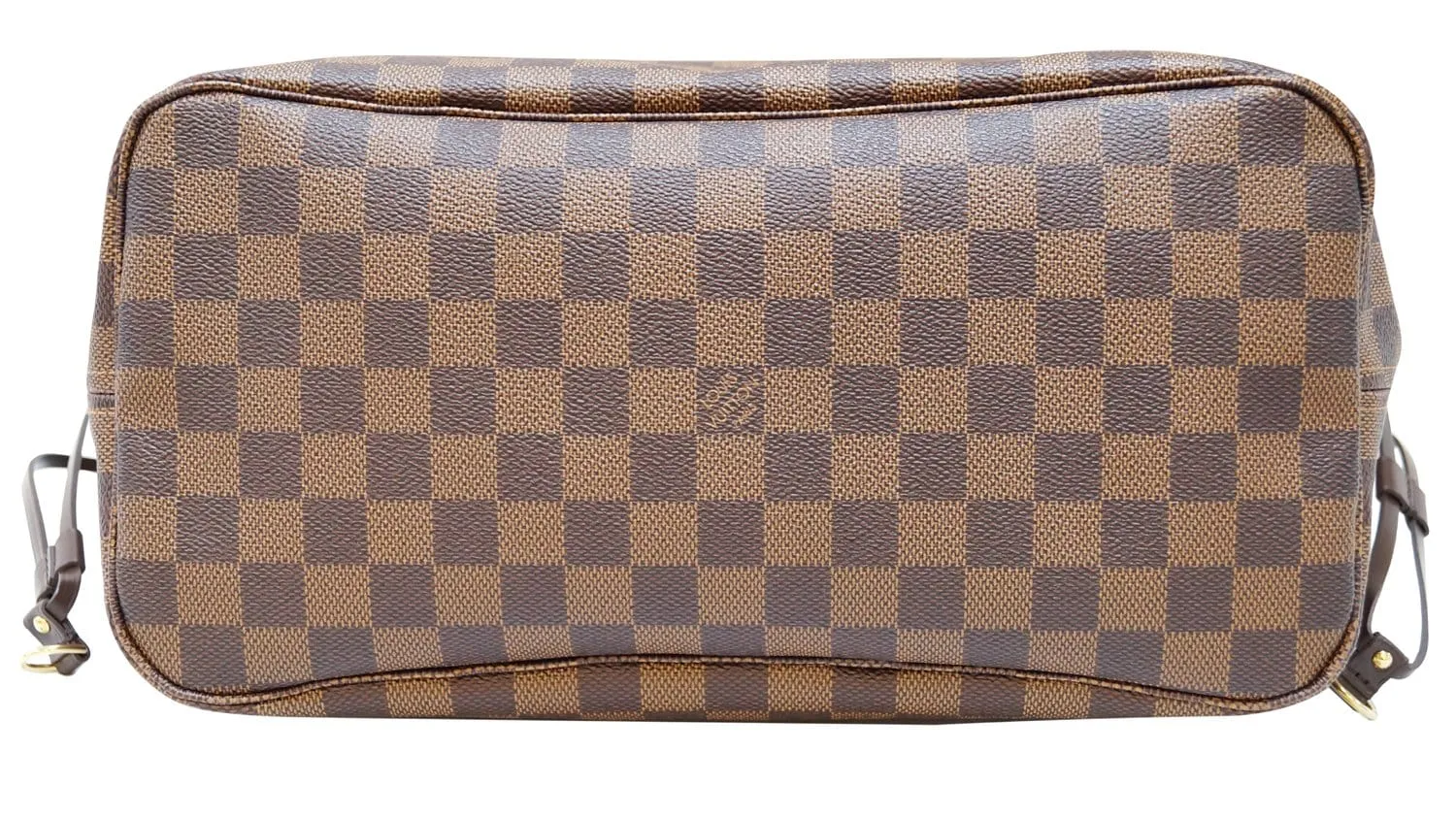 LOUIS VUITTON Damier Ebene ROSE BALLERINE Neverfull MM NM Tote