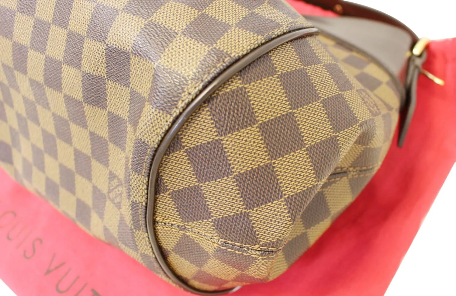 LOUIS VUITTON Damier Ebene Sistina MM Shoulder Bag