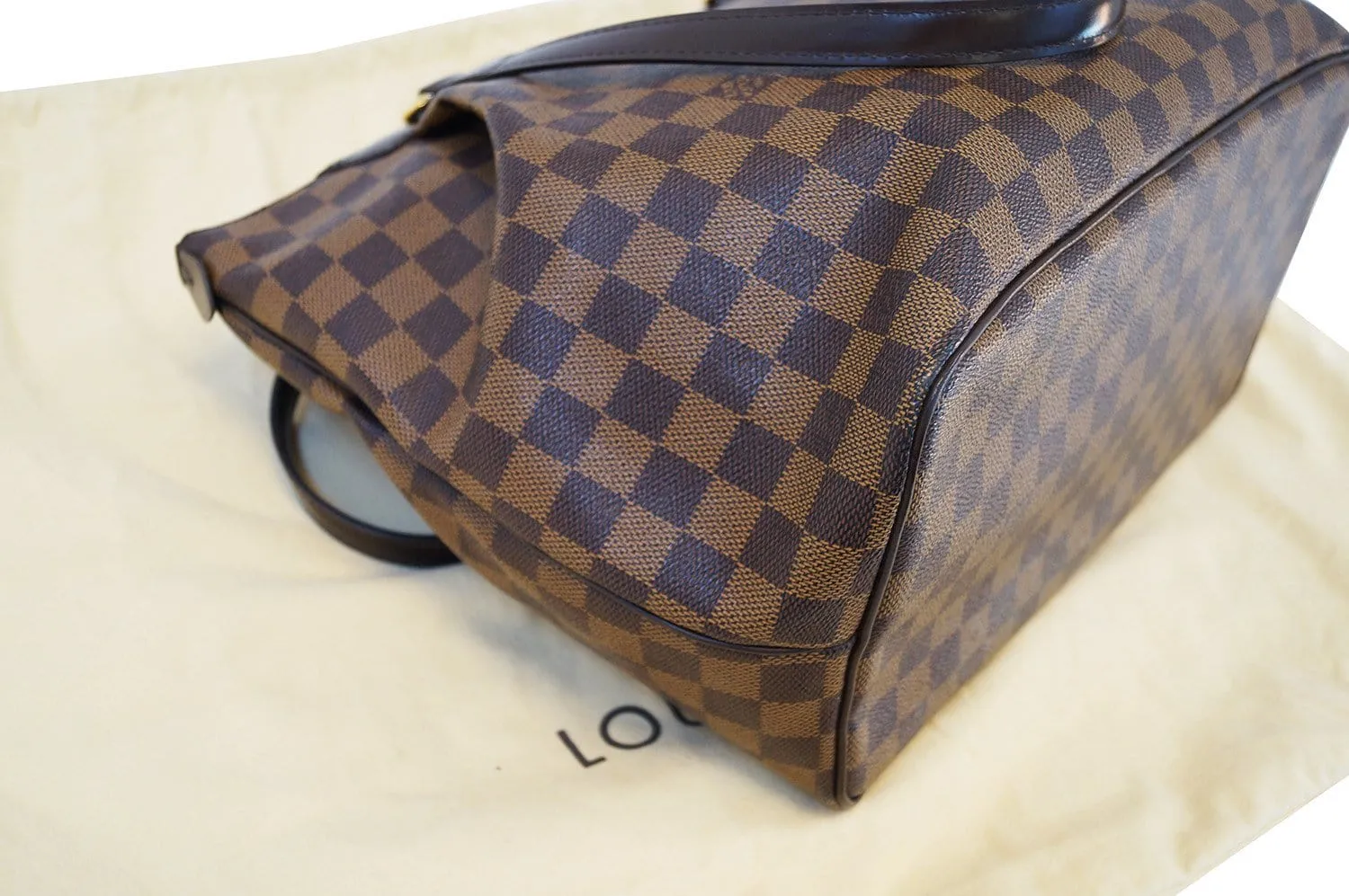 LOUIS VUITTON Damier Ebene Westminster GM Shoulder Handbag