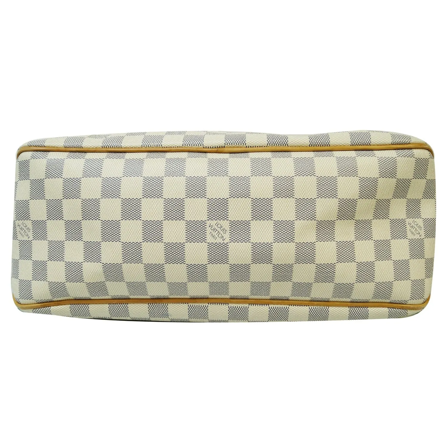 LOUIS VUITTON Delightful MM Damier Azur Hobo Shoulder Bag White