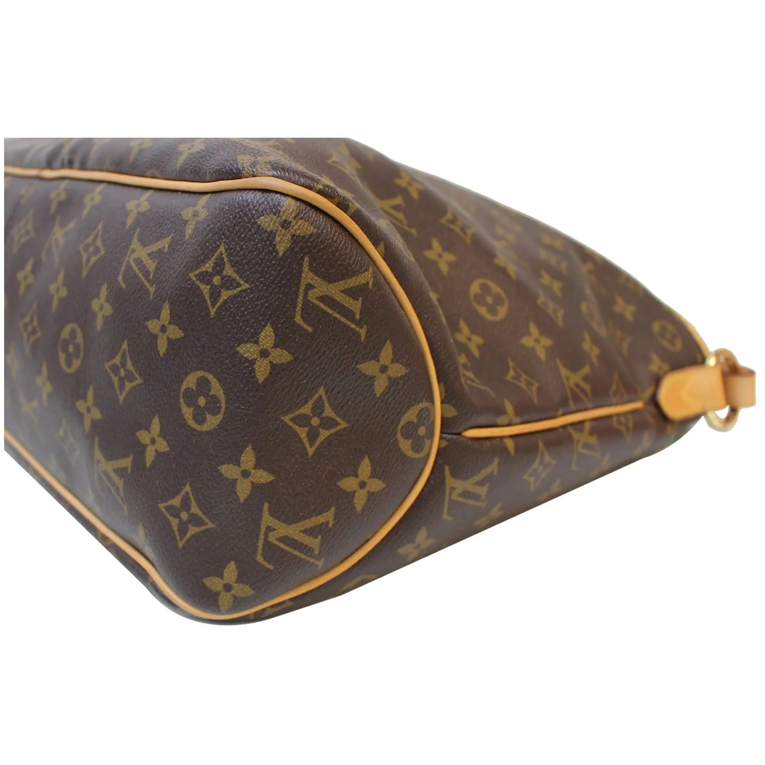 LOUIS VUITTON Delightful MM Monogram Canvas Shoulder Bag Brown