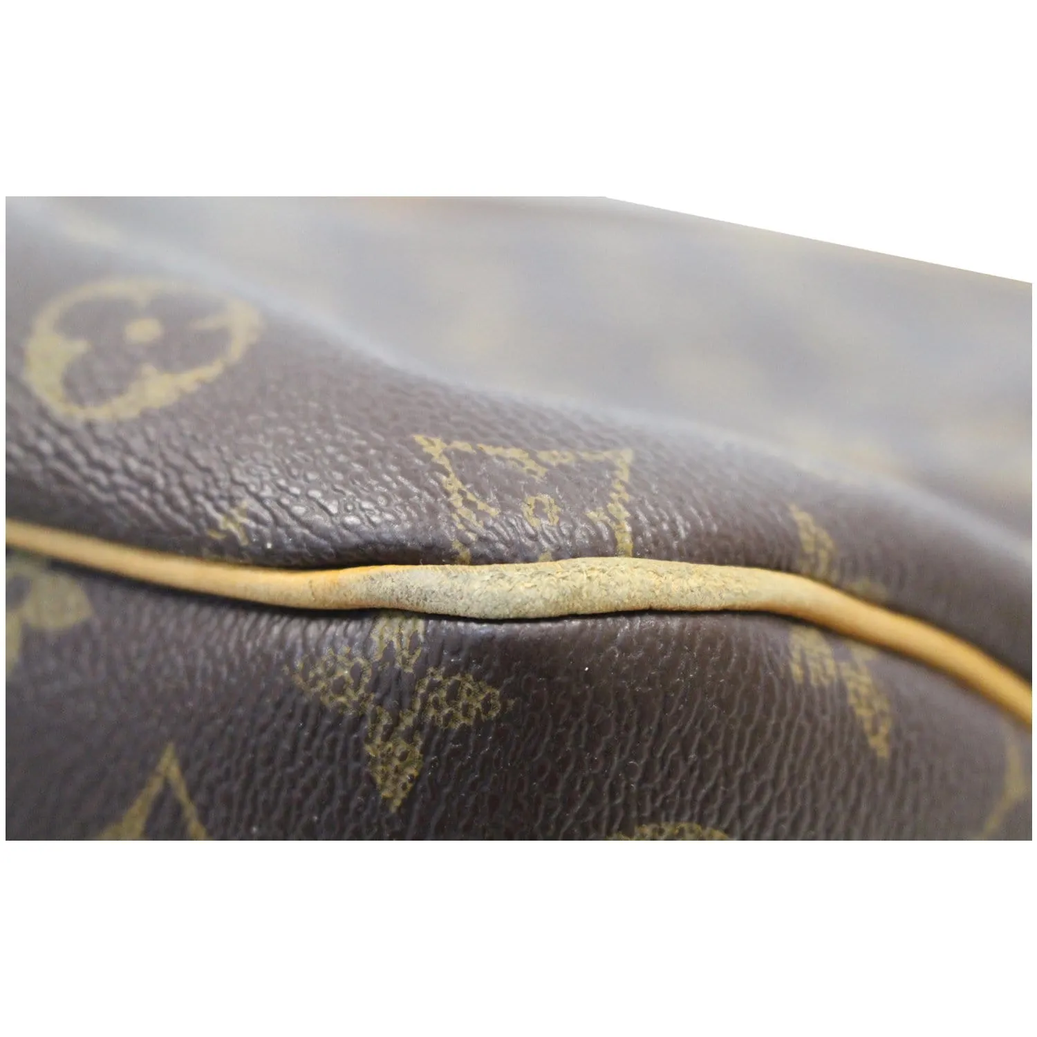 LOUIS VUITTON Delightful PM Monogram Canvas Shoulder Hobo Bag Brown