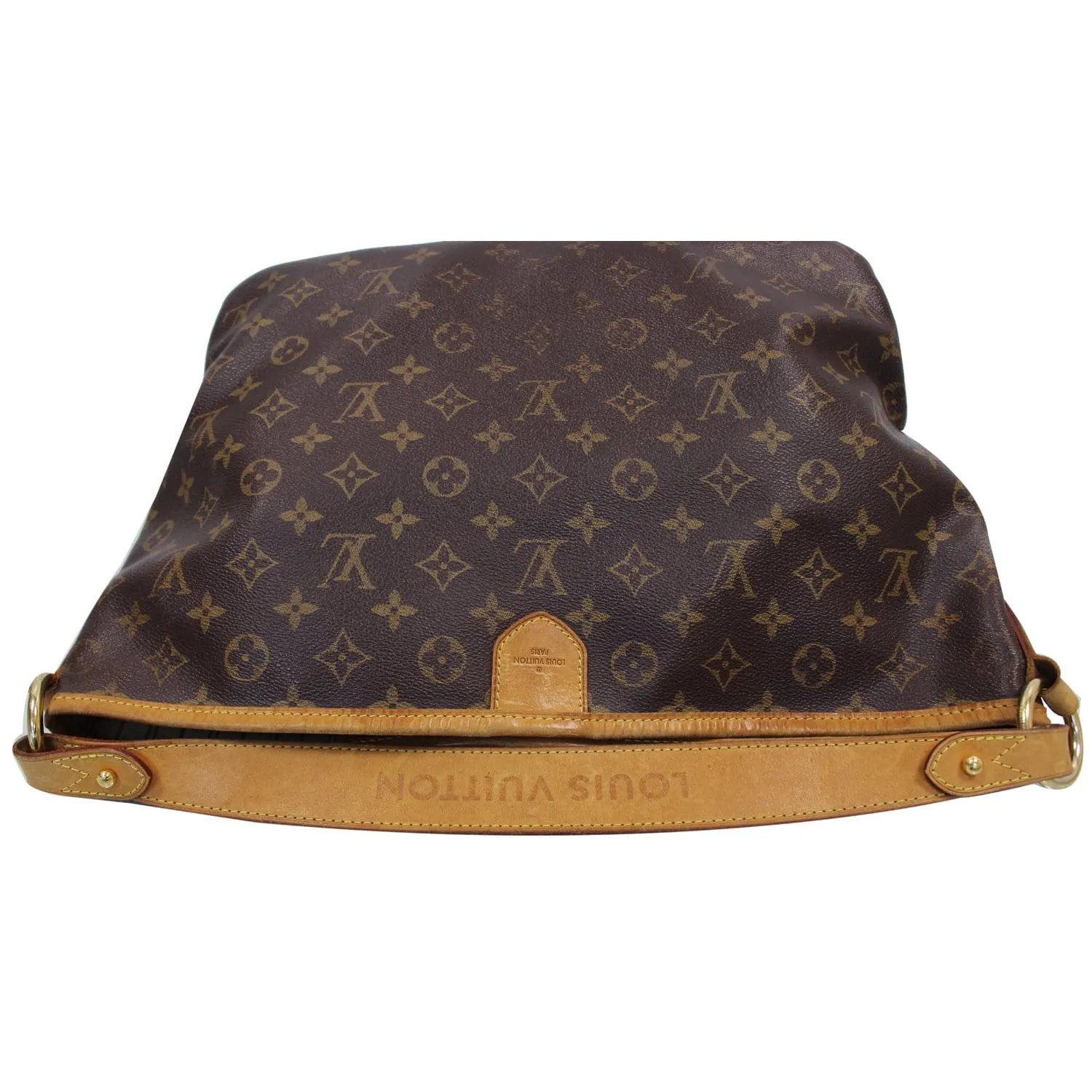 LOUIS VUITTON Delightful PM Monogram Canvas Shoulder Hobo Bag Brown