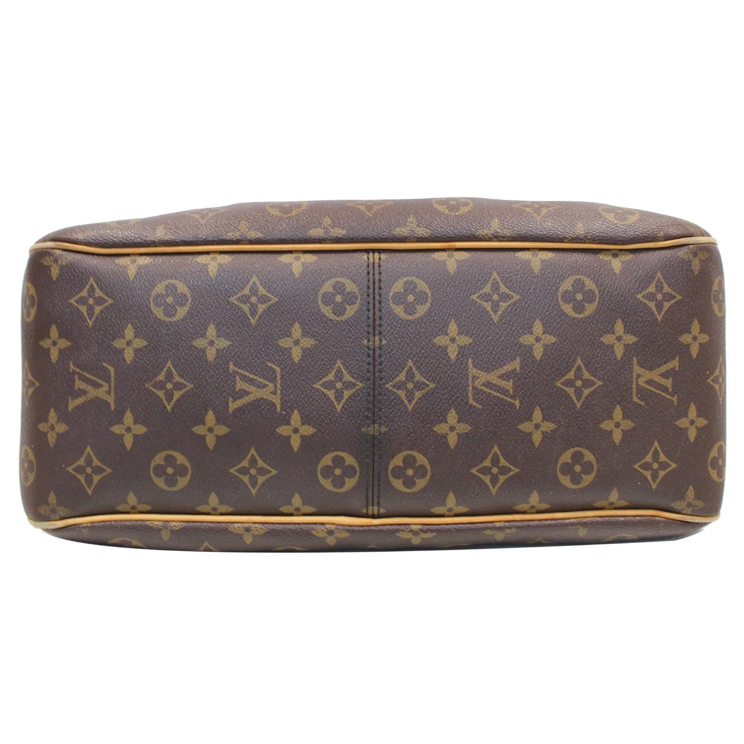 LOUIS VUITTON Delightful PM Monogram Canvas Shoulder Hobo Bag Brown