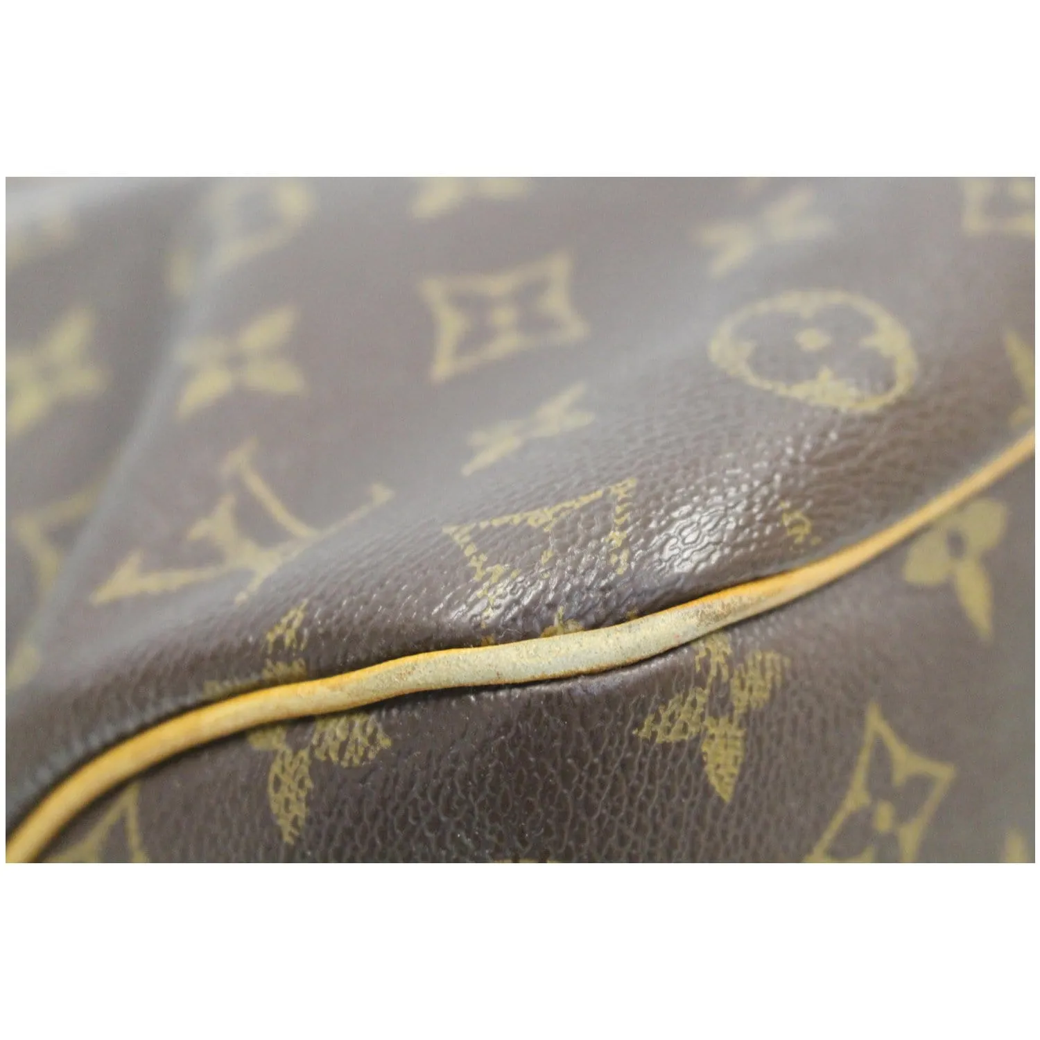 LOUIS VUITTON Delightful PM Monogram Canvas Shoulder Hobo Bag Brown