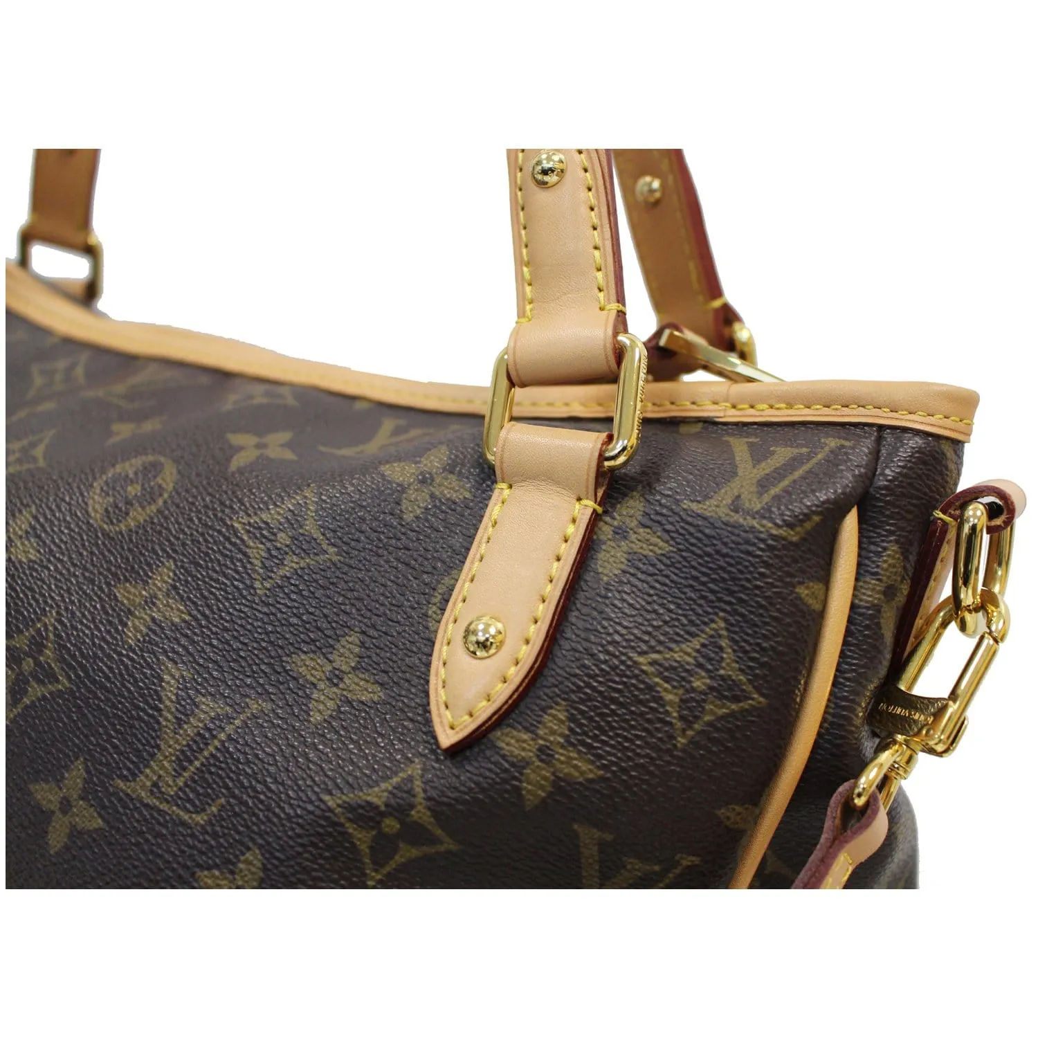 LOUIS VUITTON Estrela MM Monogram Canvas Shoulder Bag Brown