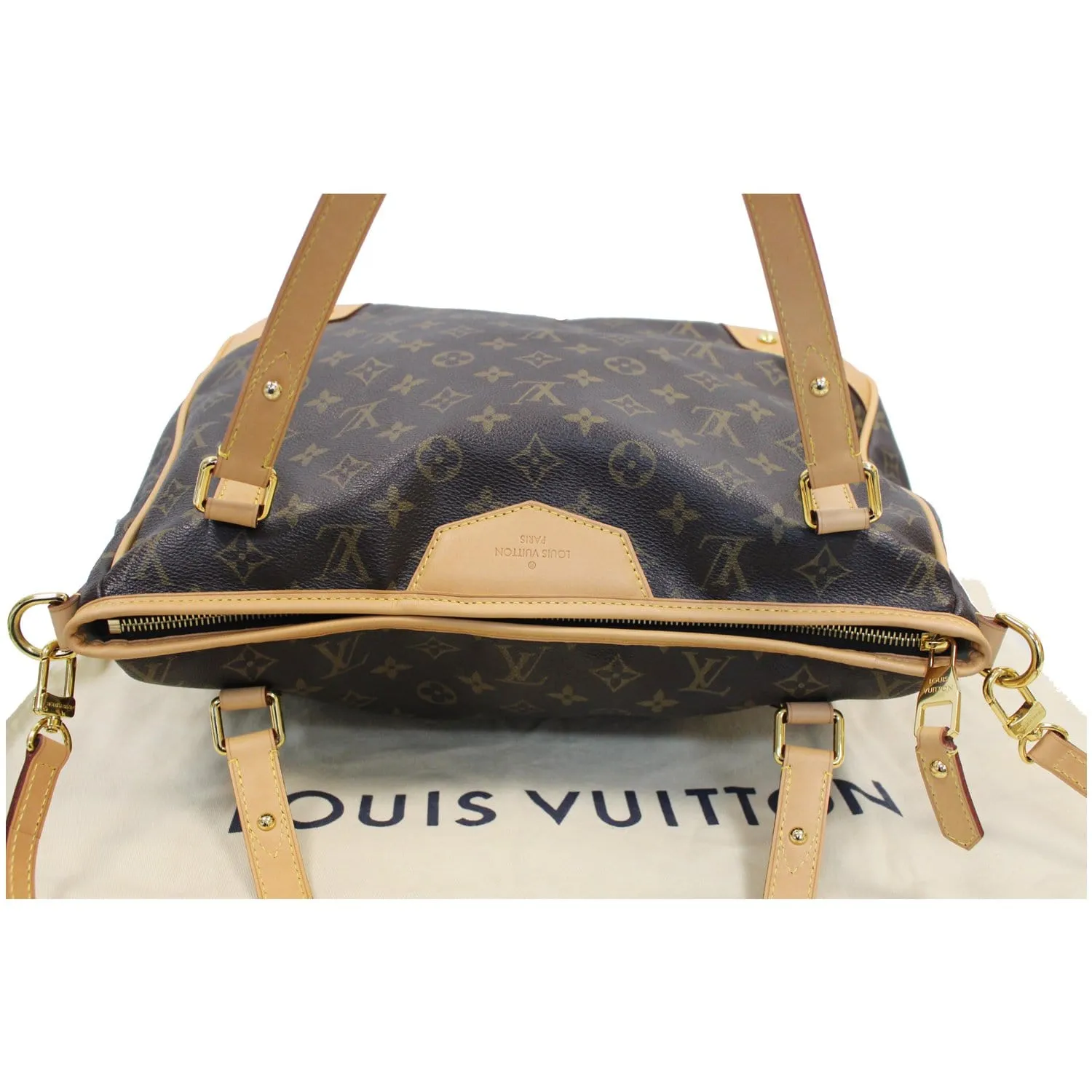 LOUIS VUITTON Estrela MM Monogram Canvas Shoulder Bag Brown