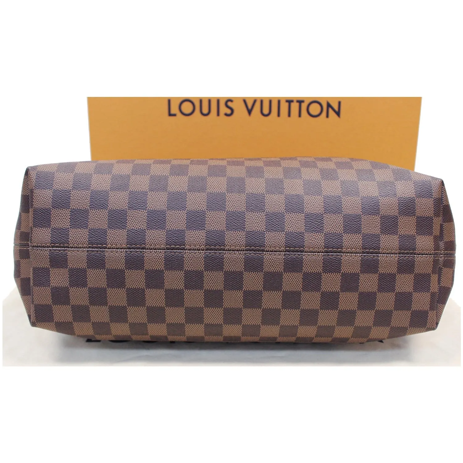 LOUIS VUITTON Graceful MM Damier Ebene Shoulder Bag Brown