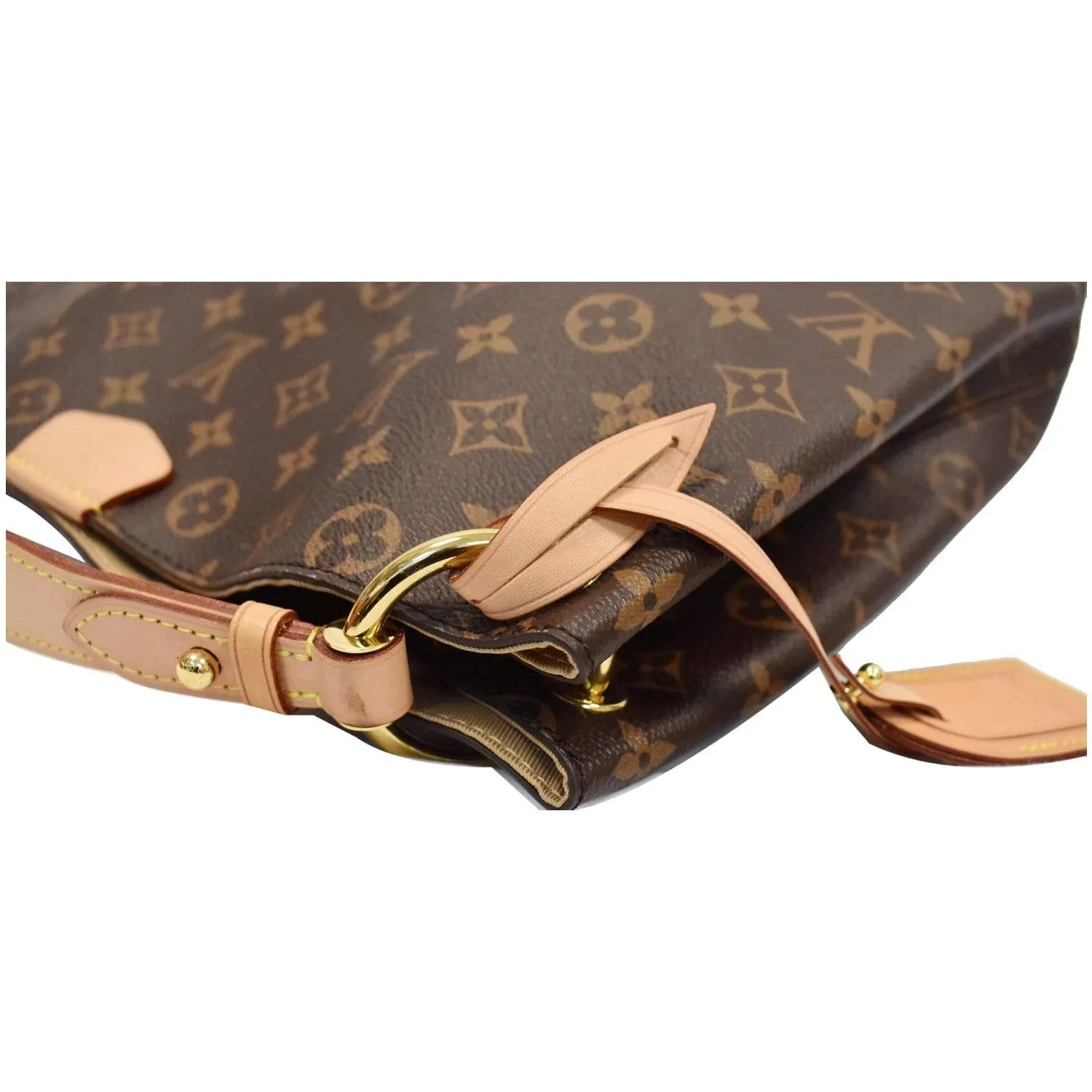 LOUIS VUITTON Graceful PM Monogram Canvas Shoulder Bag Brown