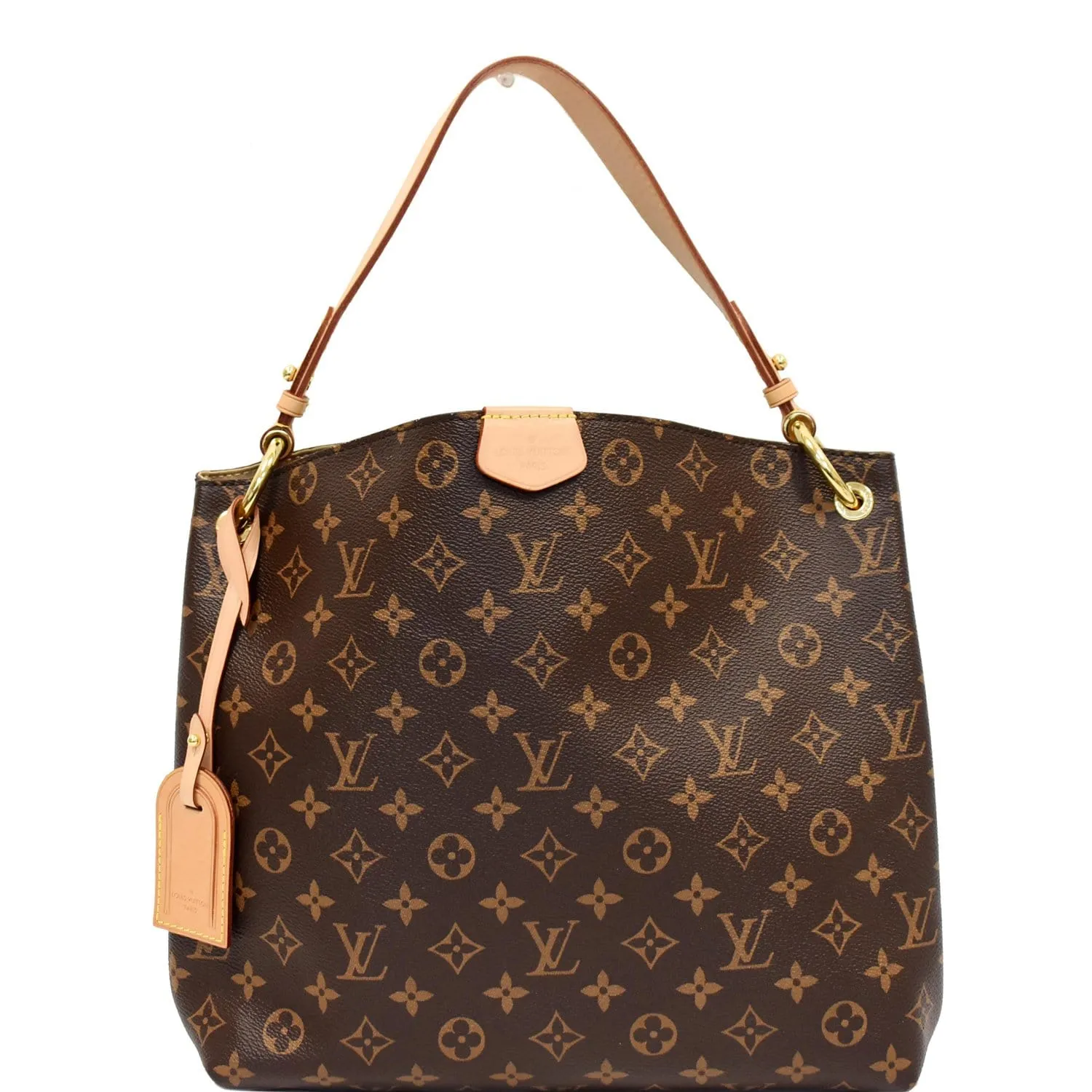 LOUIS VUITTON Graceful PM Monogram Canvas Shoulder Bag Brown