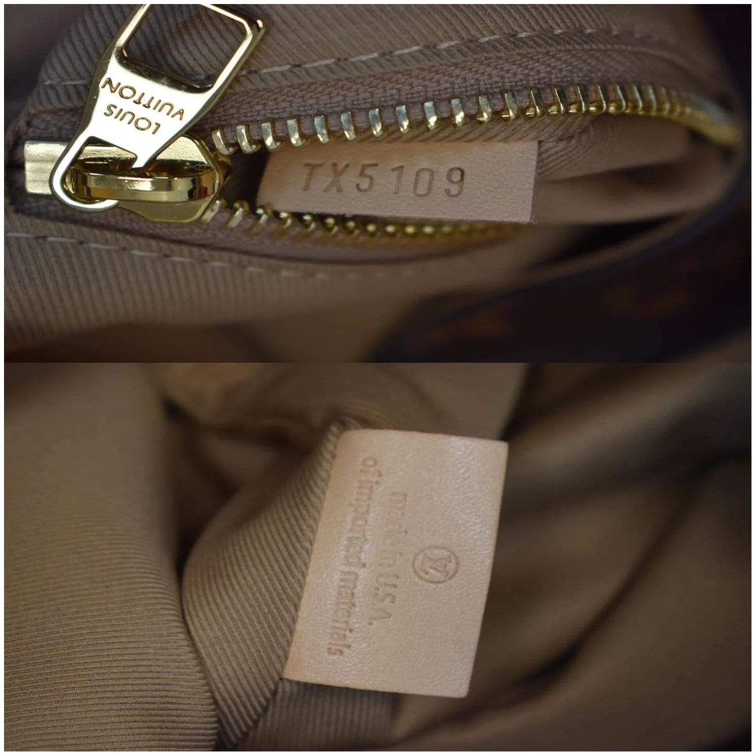 LOUIS VUITTON Graceful PM Monogram Canvas Shoulder Bag Brown