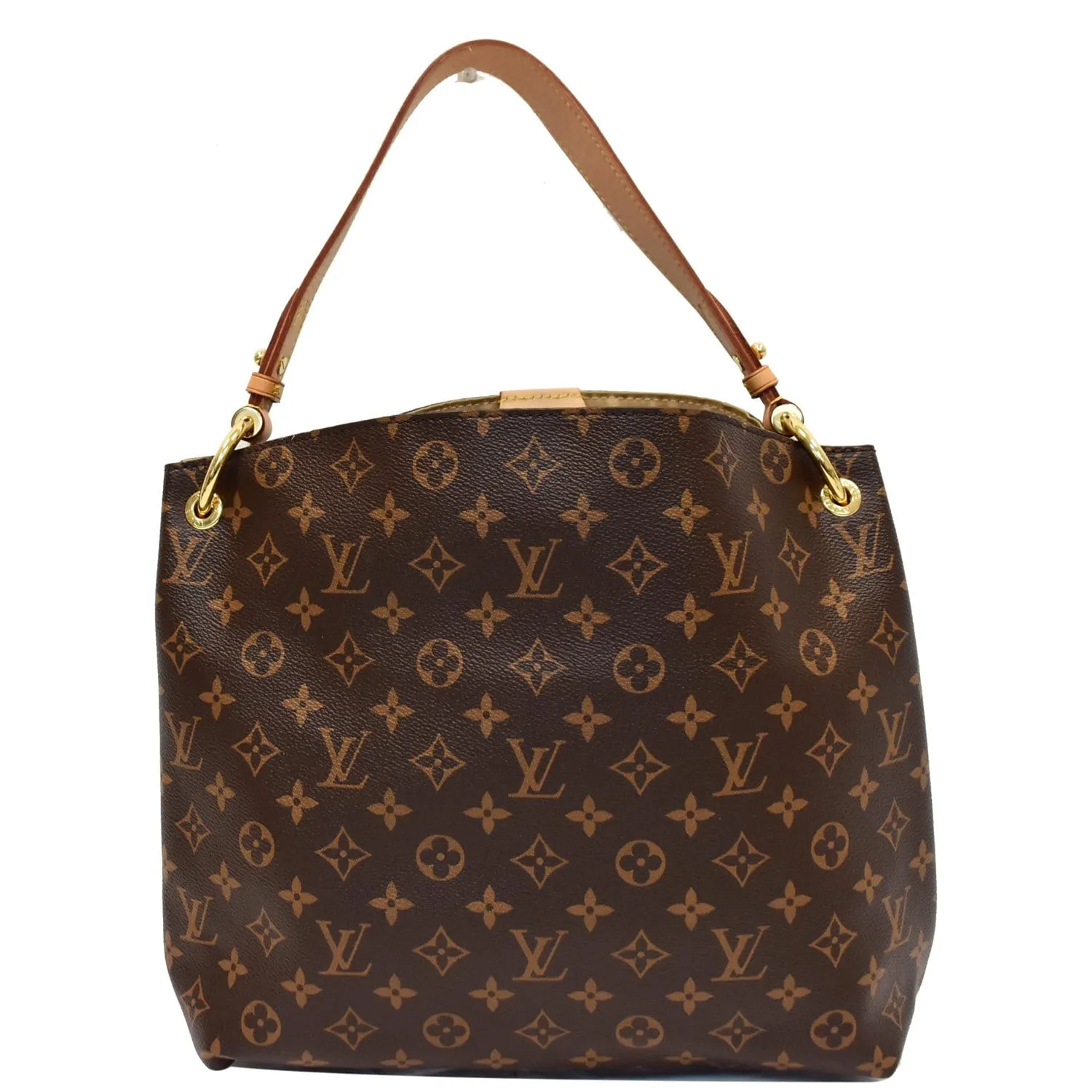 LOUIS VUITTON Graceful PM Monogram Canvas Shoulder Bag Brown