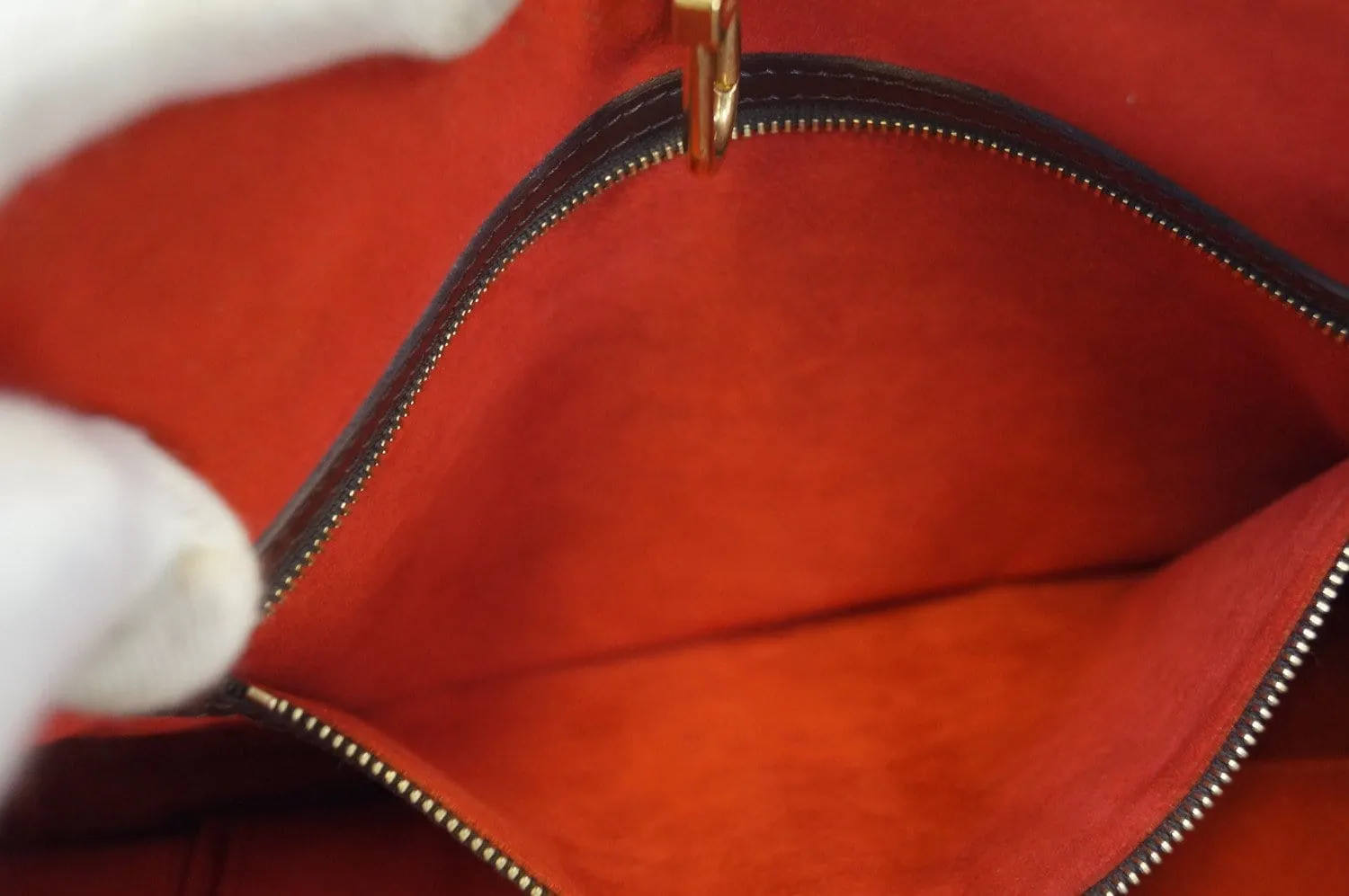 LOUIS VUITTON Hampstead MM Damier Ebene Shoulder Handbag