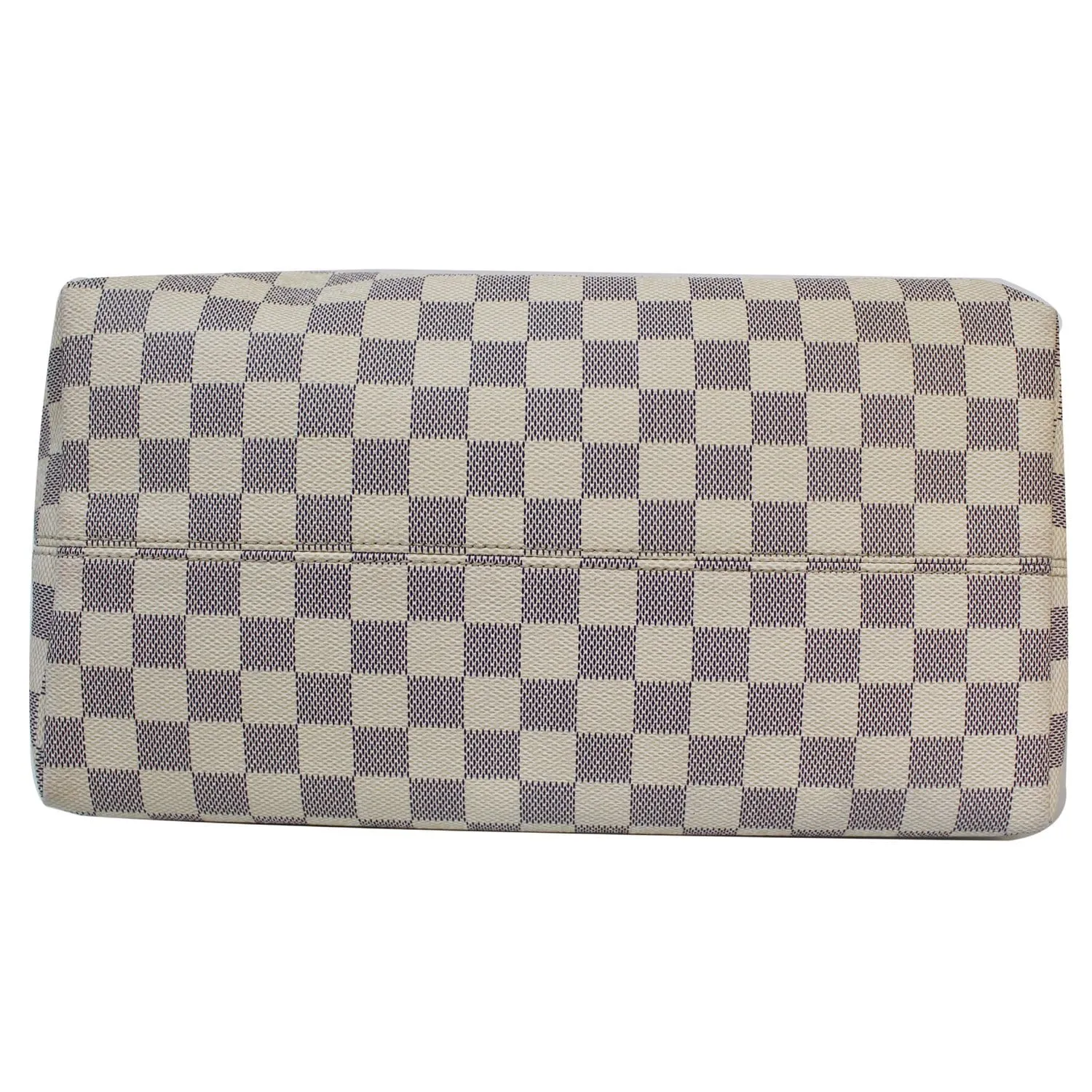 LOUIS VUITTON Iena MM Damier Azur Shoulder Bag White